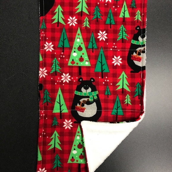 Christmas Set of Baby Burp Cloth - Picture 7 of 7